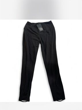 Chaser black lace up leggings